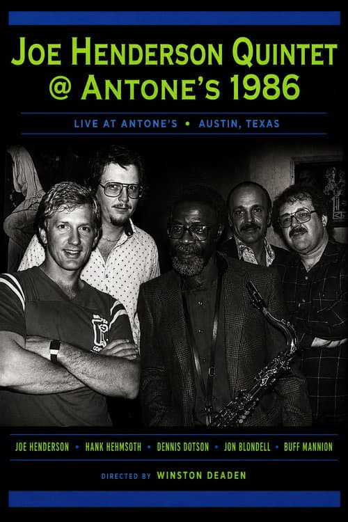 Joe Henderson Quintet @ Antone's 1986 Season 1 poster