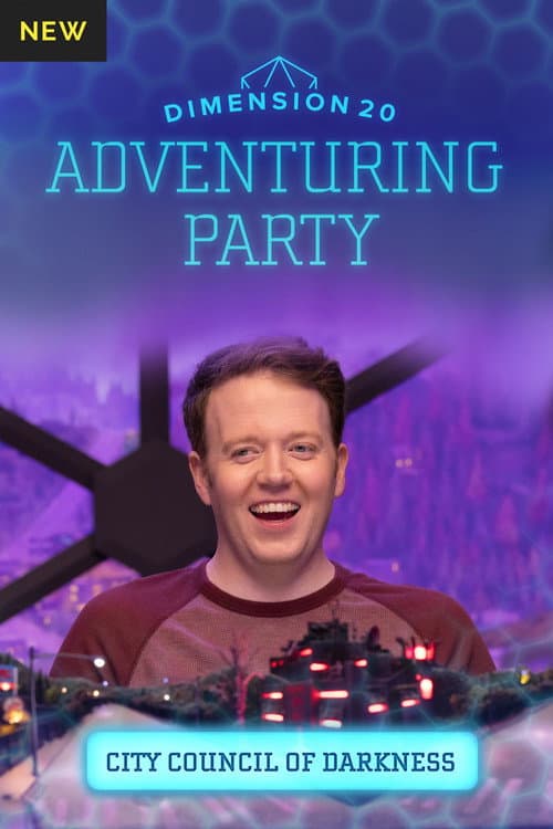 Dimension 20's Adventuring Party All About "City Council of Darkness" poster