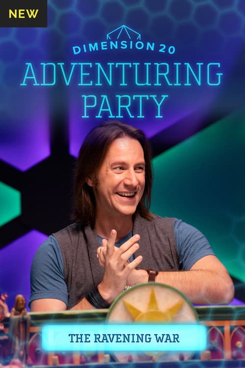 Dimension 20's Adventuring Party All About "The Ravening War" poster