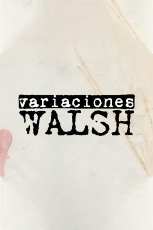 Variaciones Walsh Episodio 1 poster