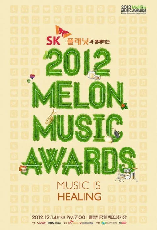Melon Music Awards Melon Music Awards 2012 poster
