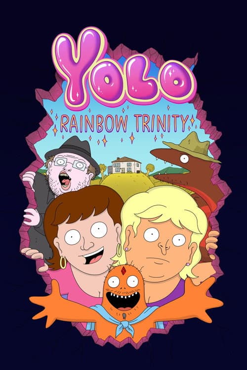 YOLO Rainbow Trinity poster