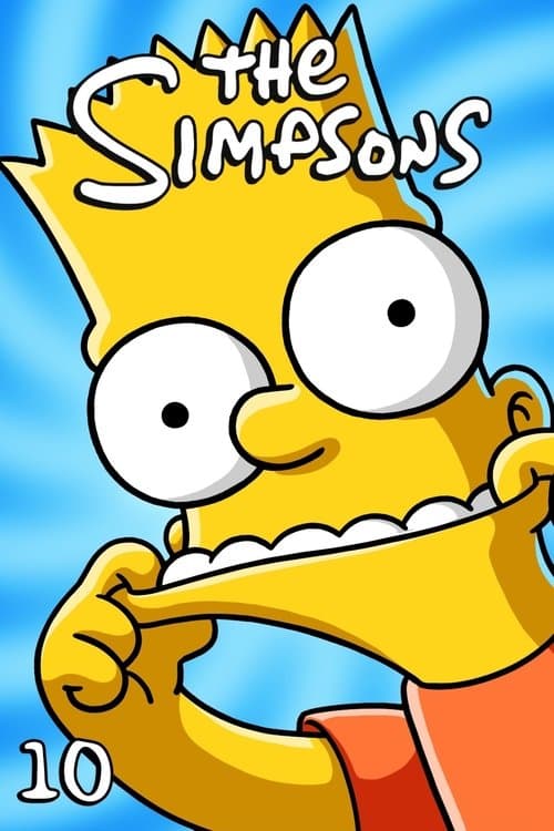 The Simpsons Season 10 poster
