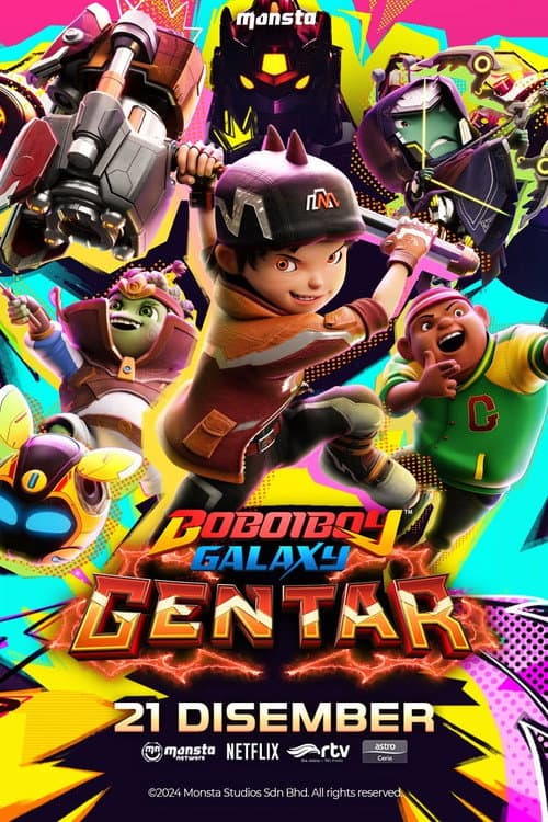 BoBoiBoy Galaxy Boboiboy Galaxy Gentar poster