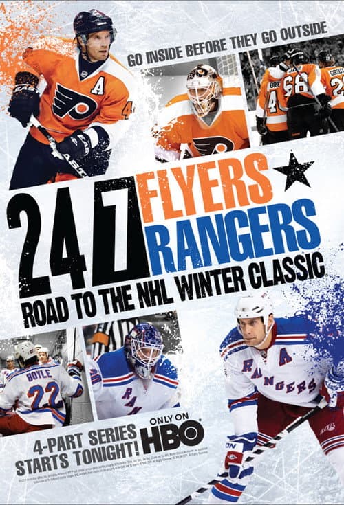 Road to the NHL Winter Classic 2012: Philadelphia Flyers vs. New York Rangers poster