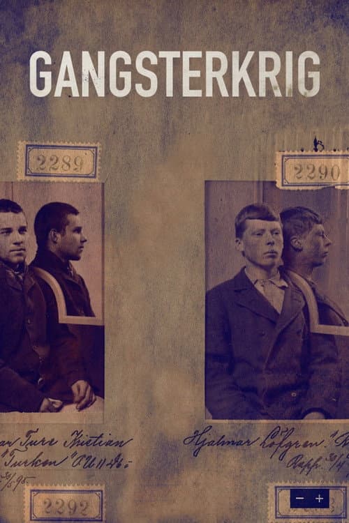 Kriminalarkivet med Pops och Lampers Gangster war poster