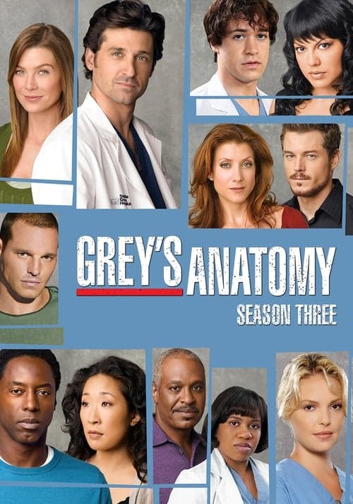 Grey's Anatomy Season 3 poster