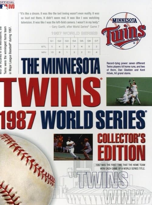 The Minnesota Twins 1987 World Series Collector's Edition 1987 World Series poster
