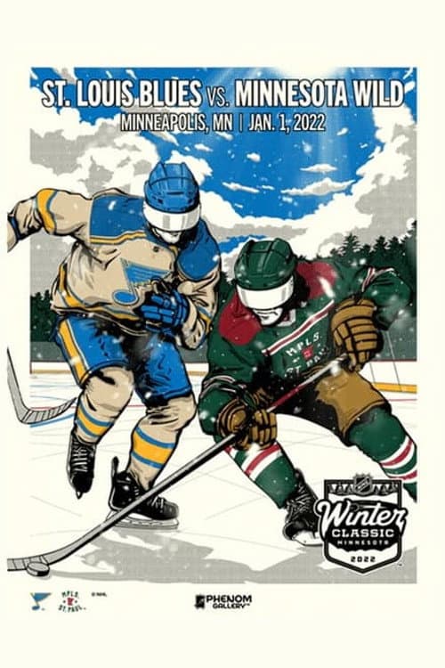 Road to the NHL Winter Classic 2022: Minnesota Wilds vs. St. Louis Blues poster