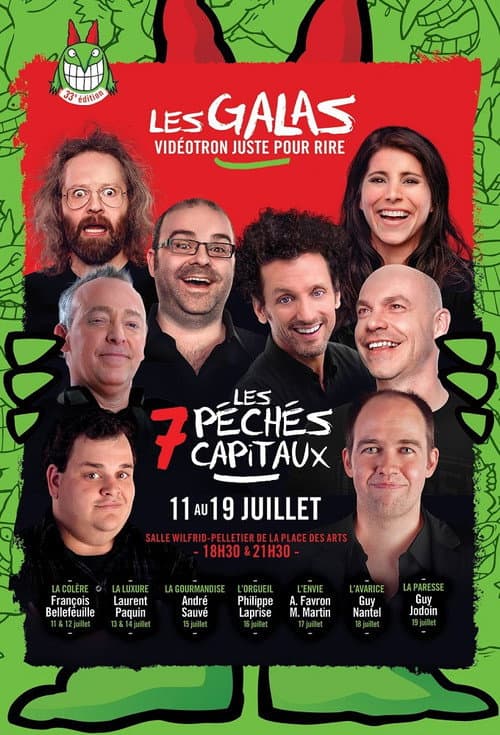 Juste Pour Rire - Galas Les 7 péchés capitaux poster