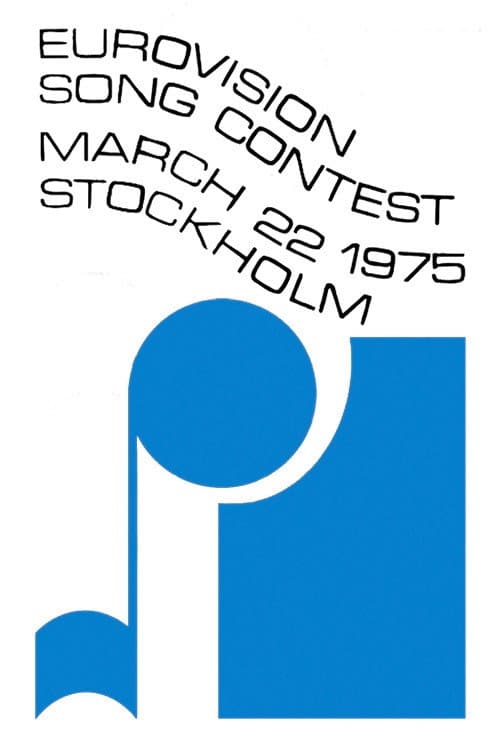Eurovision Song Contest Stockholm 1975 poster