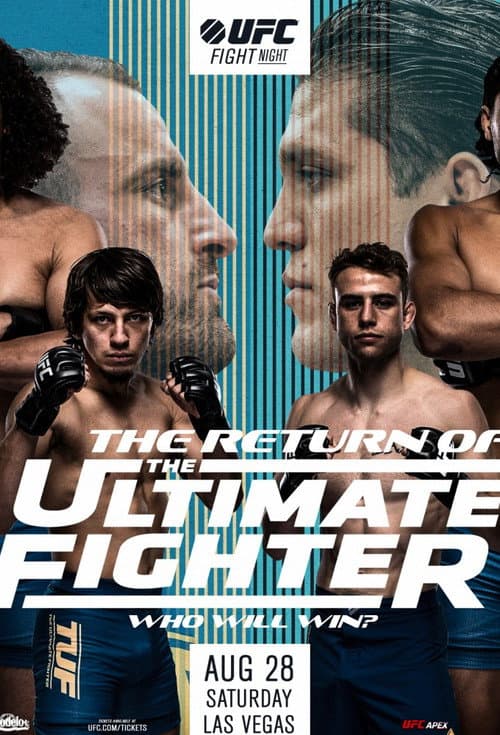 The Ultimate Fighter Team Volkanovski vs Team Ortega poster