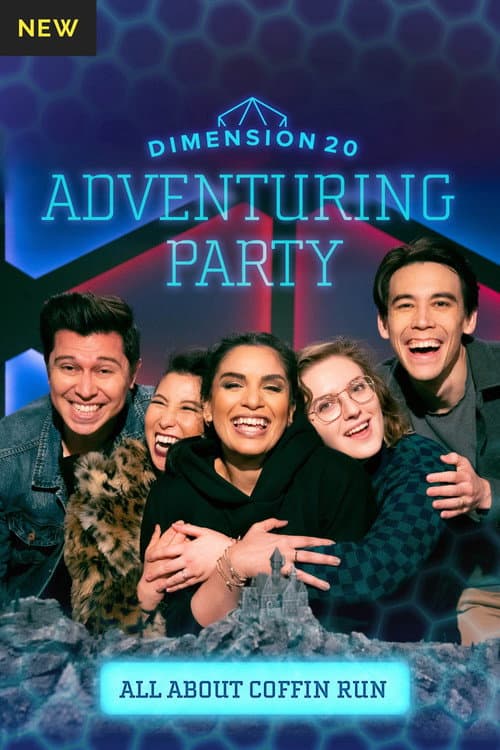 Dimension 20's Adventuring Party All About "Coffin Run" poster