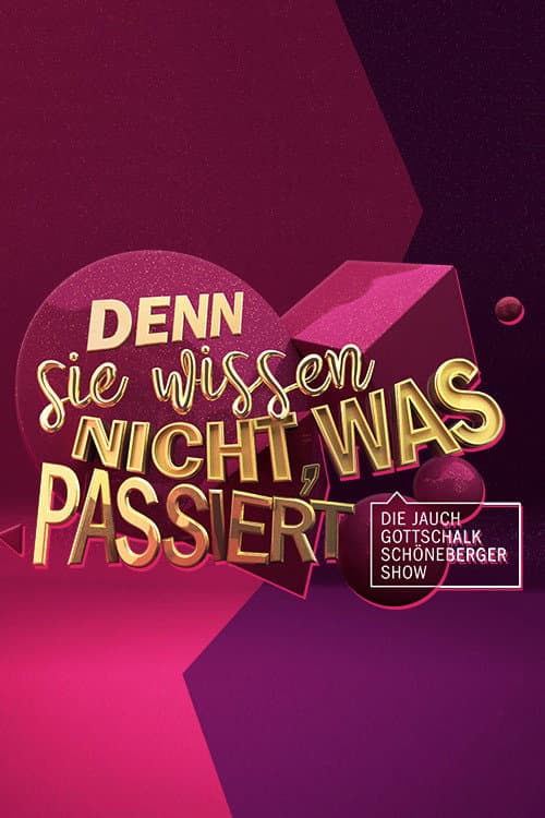Denn sie wissen nicht, was passiert Season 7 poster