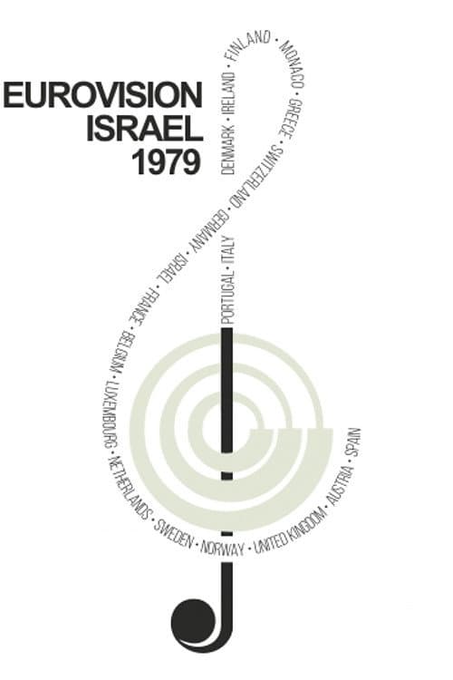 Eurovision Song Contest Jerusalem 1979 poster