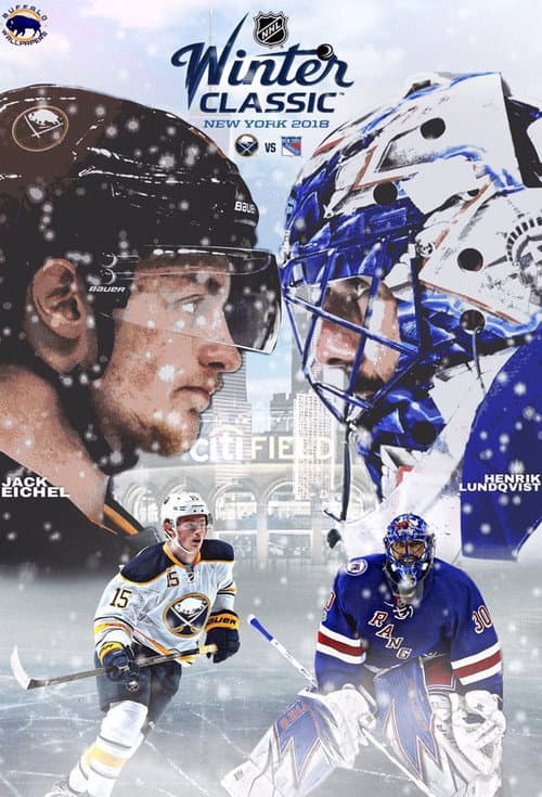 Road to the NHL Winter Classic 2018: New York Rangers vs. Buffalo Sabres poster