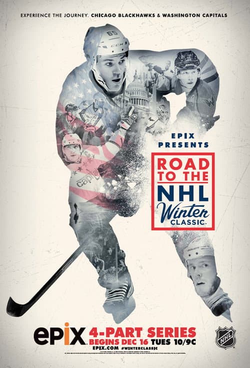 Road to the NHL Winter Classic 2015: Washington Capitals vs. Chicago Blackhawks poster