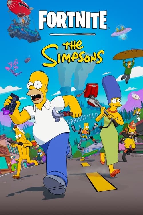 Fortnite x The Simpsons Miniseries poster