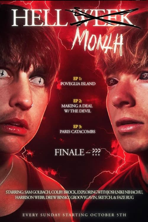 Sam and Colby: Hell Week Hell Month 2025 poster