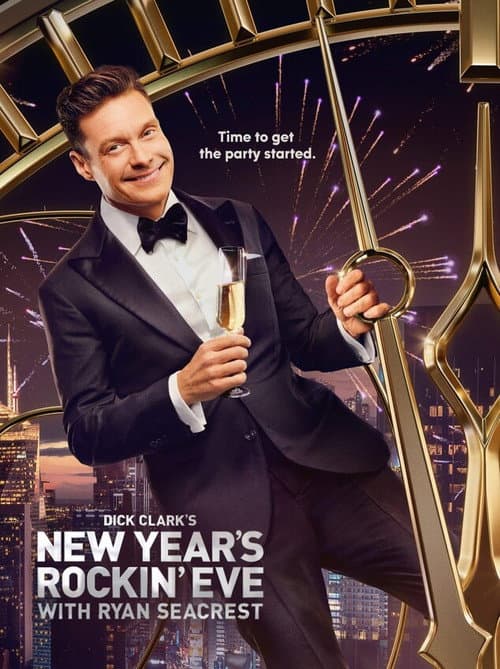 Dick Clark's New Year's Rockin' Eve with Ryan Seacrest 2024 poster