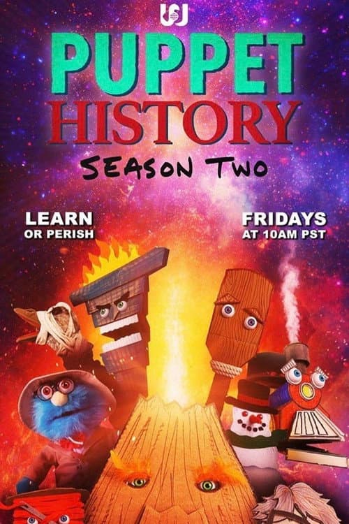 Puppet History Online University poster