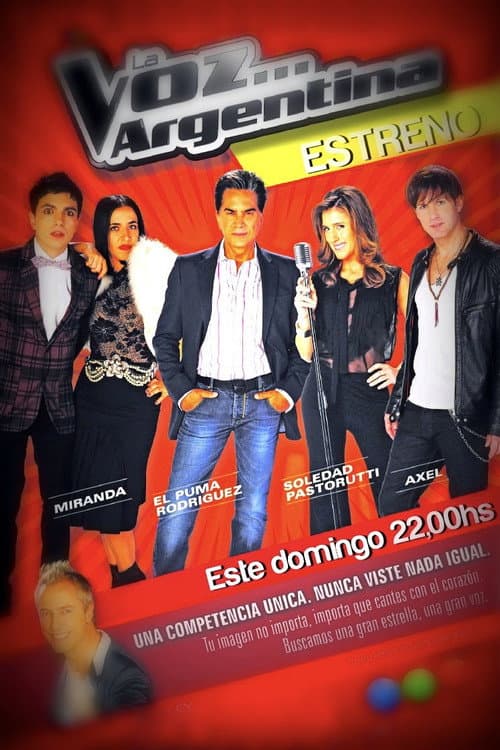 The Voice Argentina 2012 poster