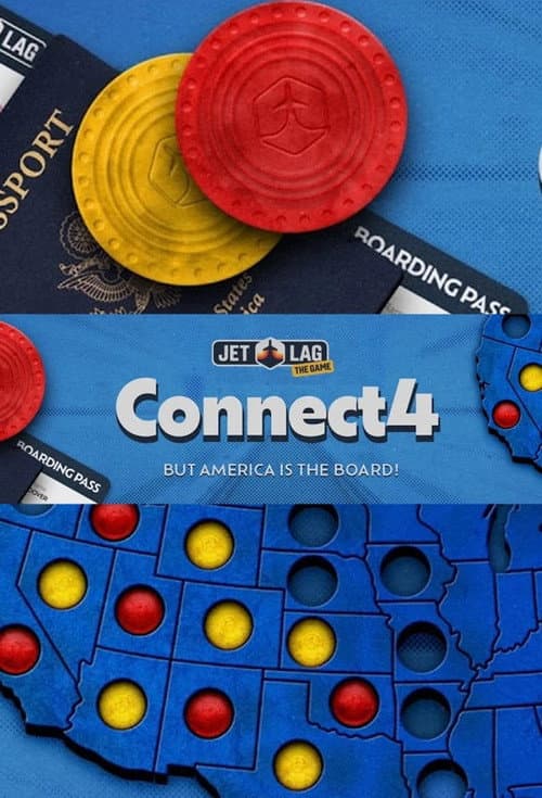 Jet Lag: The Game Connect 4 Across America poster