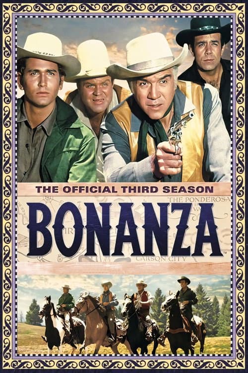 Bonanza Season 3 poster