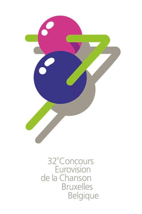 Eurovision Song Contest Brussels 1987 poster