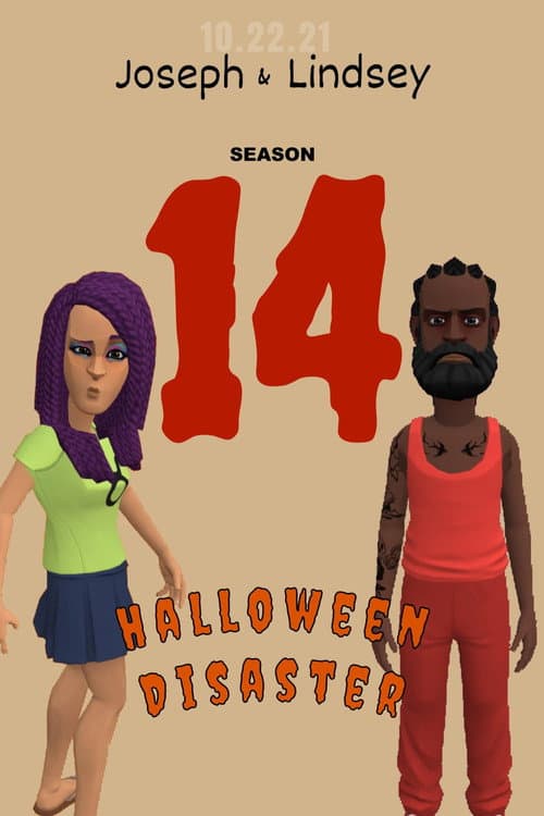 Joseph & Lindsey Halloween Disaster poster