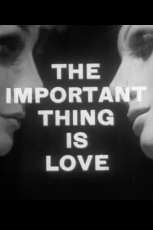 Important Thing is Love (1971) 1 poster