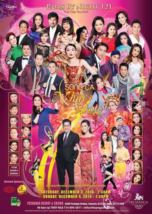 Paris By Night Song ca nhac vang poster