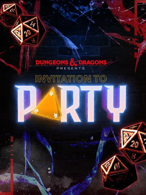 Dungeons & Dragons Presents: Invitation to Party The Scoundrels of Waterdeep poster