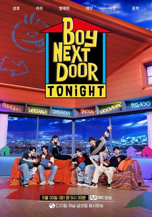 BOYNEXTDOOR TONIGHT BOYNEXTDOOR TONIGHT poster