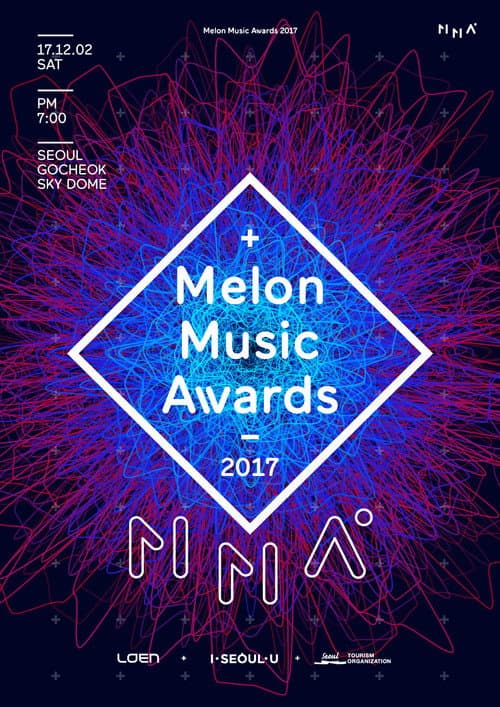 Melon Music Awards Melon Music Awards 2017 poster