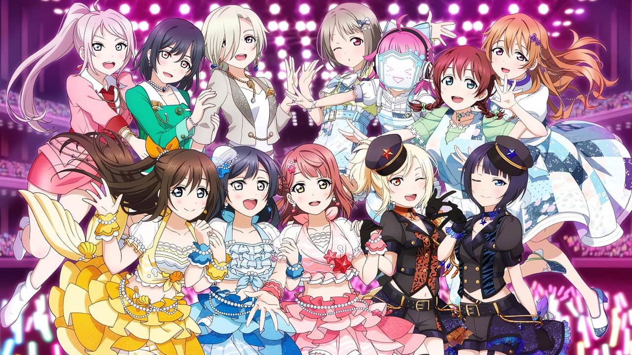ラブライブ!虹ヶ咲学園スクールアイドル同好会 UNIT LIVE! ~QU4RTZ Fluffy Magic~ backdrop