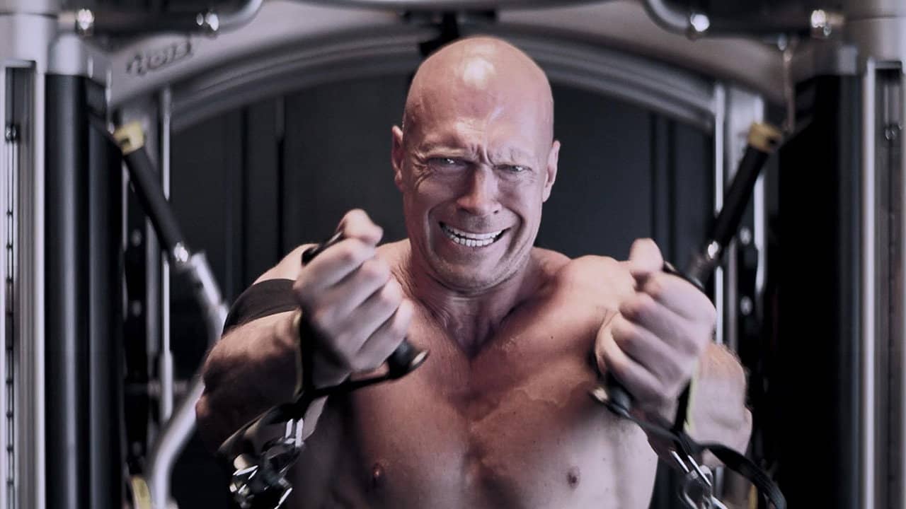 Bodybuilder backdrop
