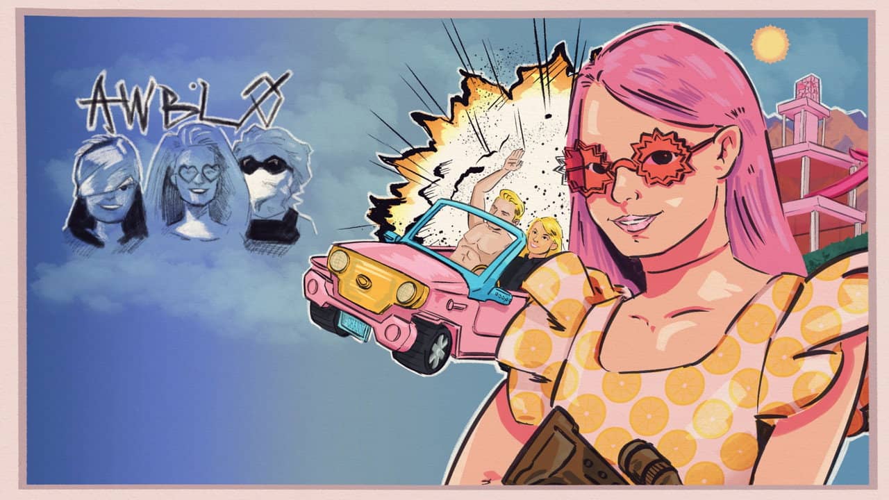 The Barbie Movie backdrop