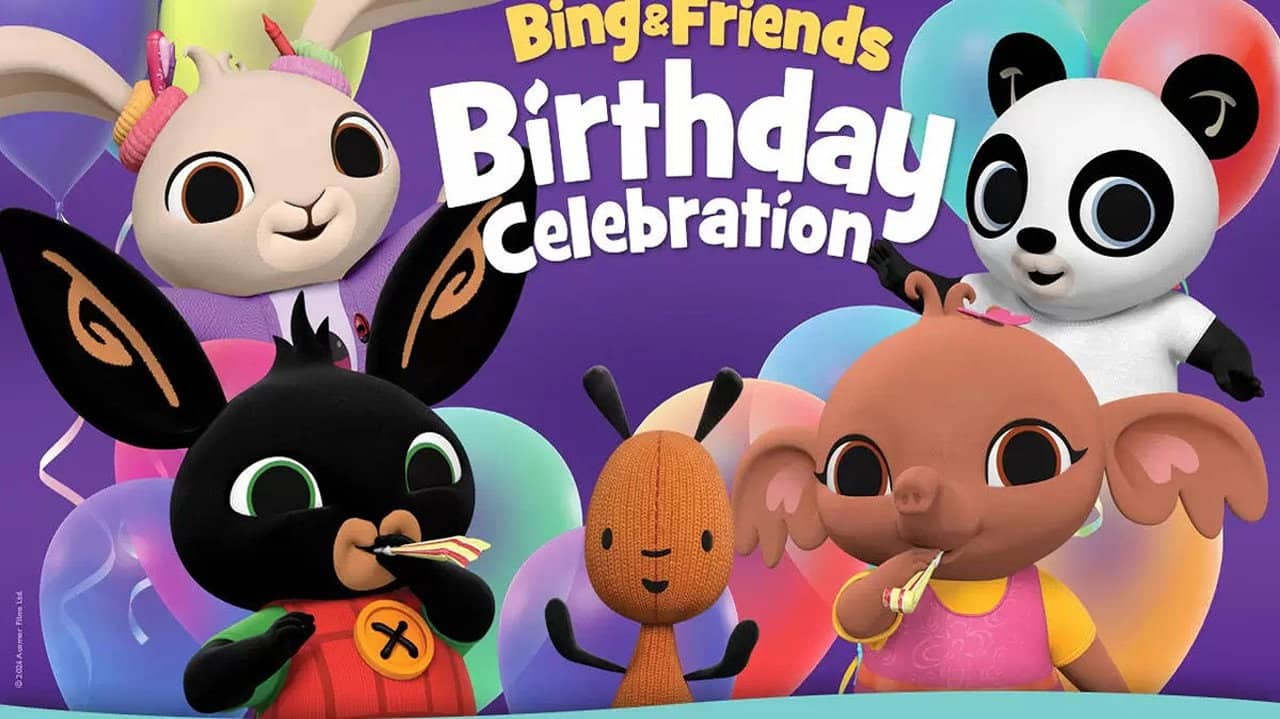 Bing & Friends: Birthday Celebration backdrop