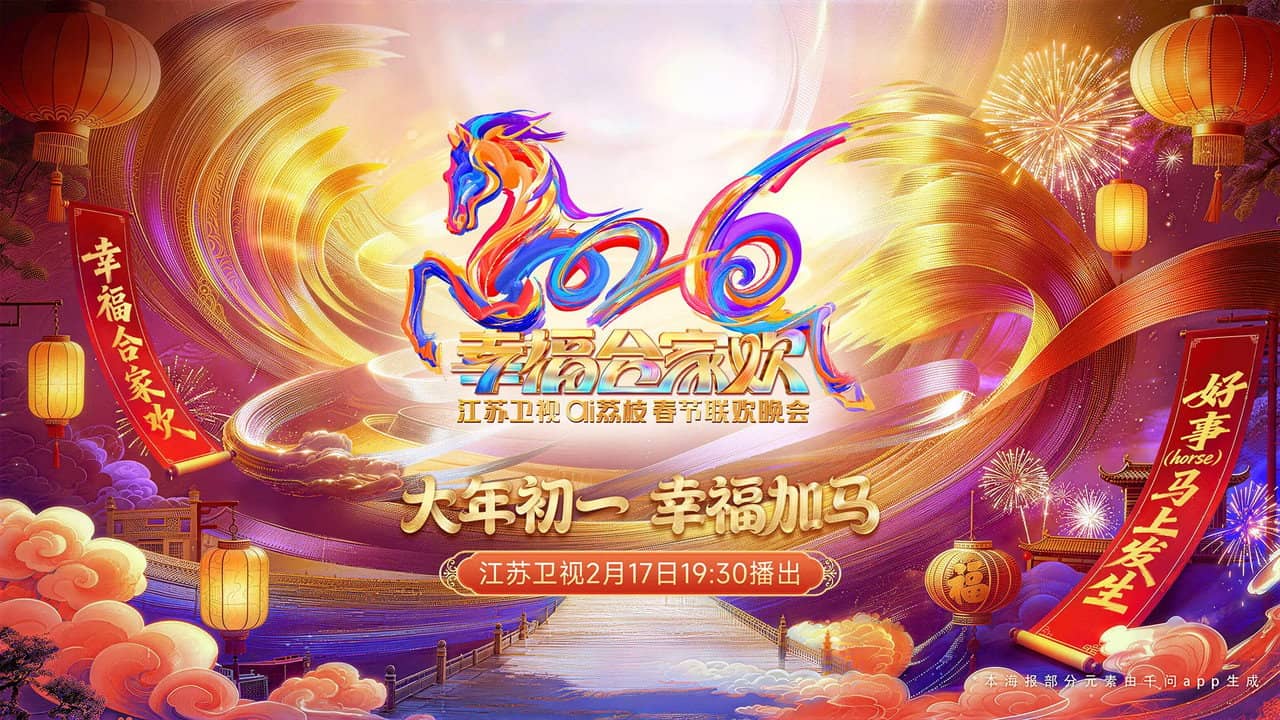 2026江苏卫视春节联欢晚会 backdrop