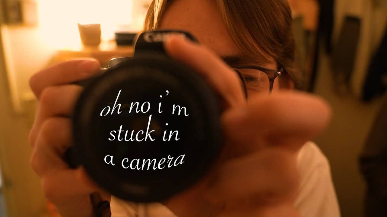 oh no i'm stuck in a camera backdrop