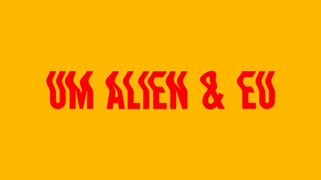 An Alien & Me backdrop