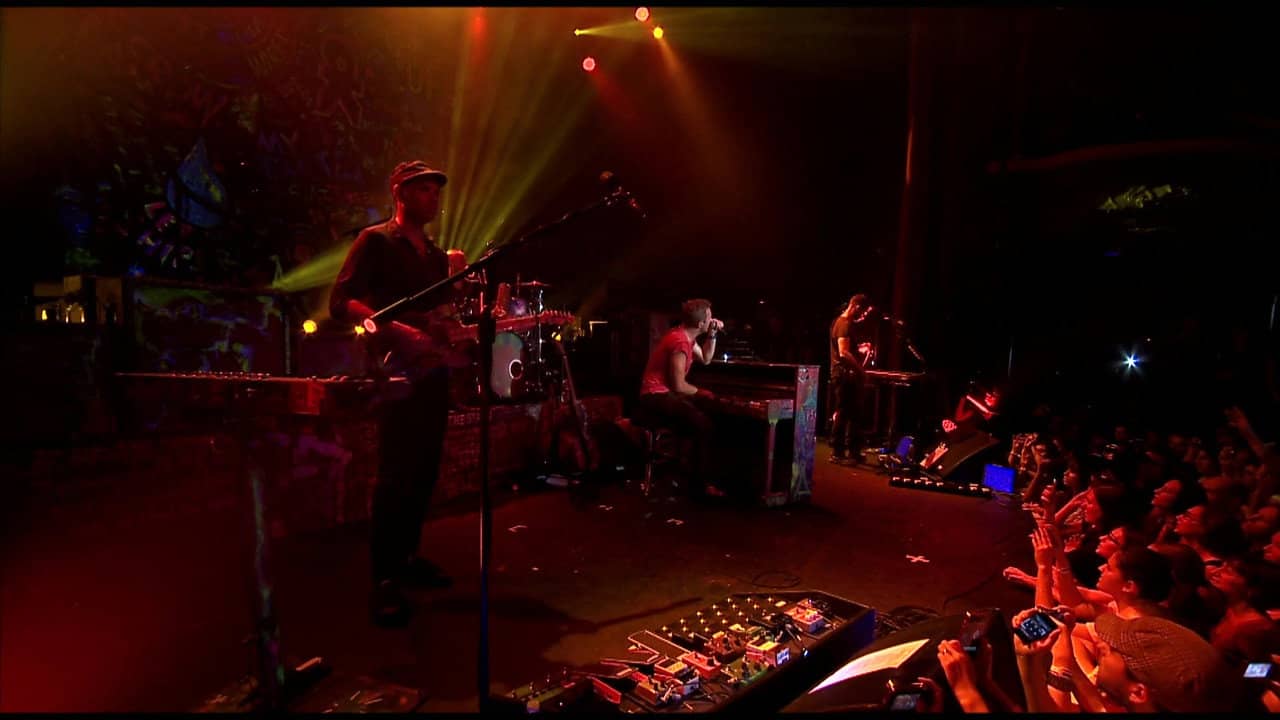 Coldplay - Live at La Cigale 2011 backdrop