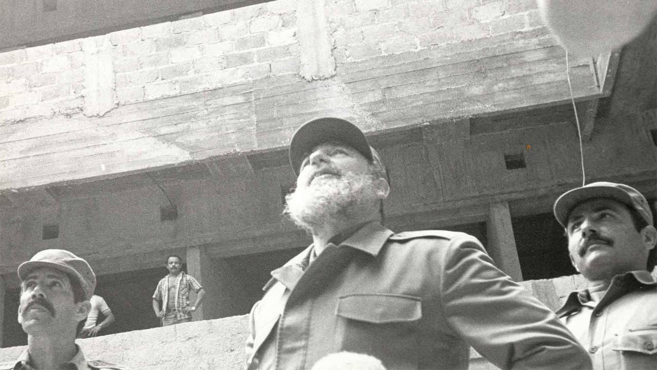 Fidel backdrop