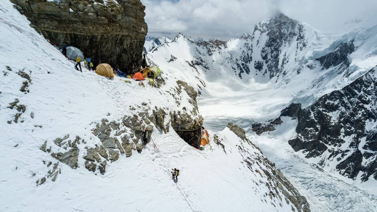 Breathtaking K2: The World's Most Dangerous Mountain backdrop