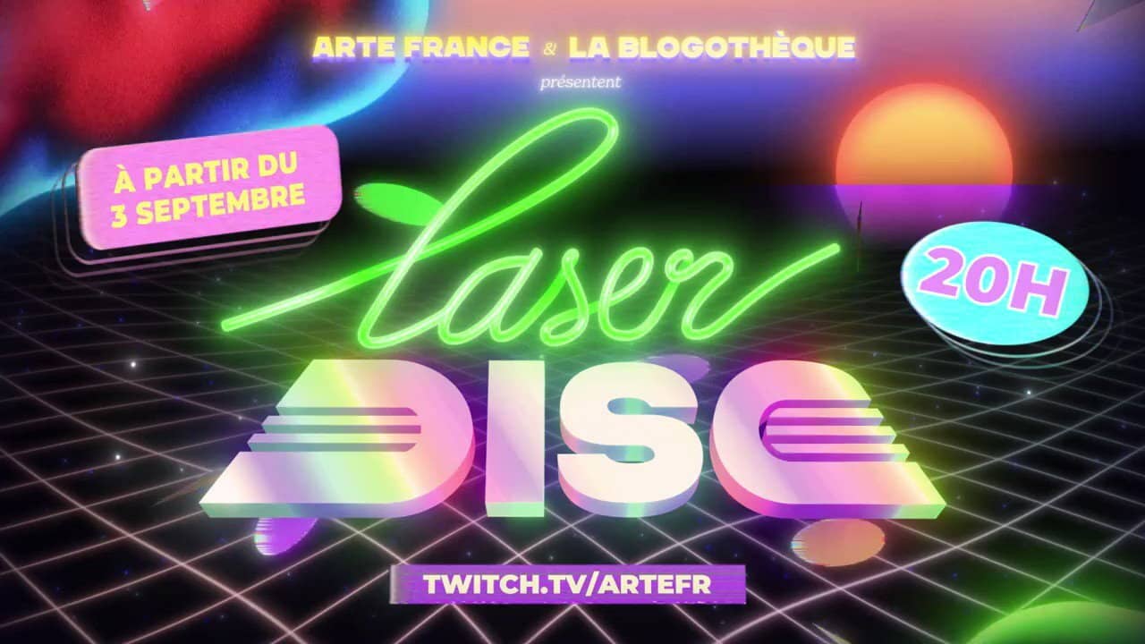 Laser Disc backdrop
