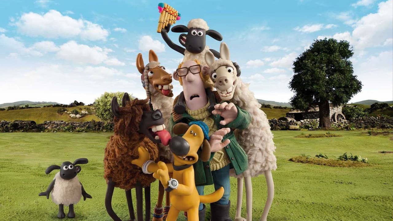 Shaun le mouton, la ferme en folie backdrop