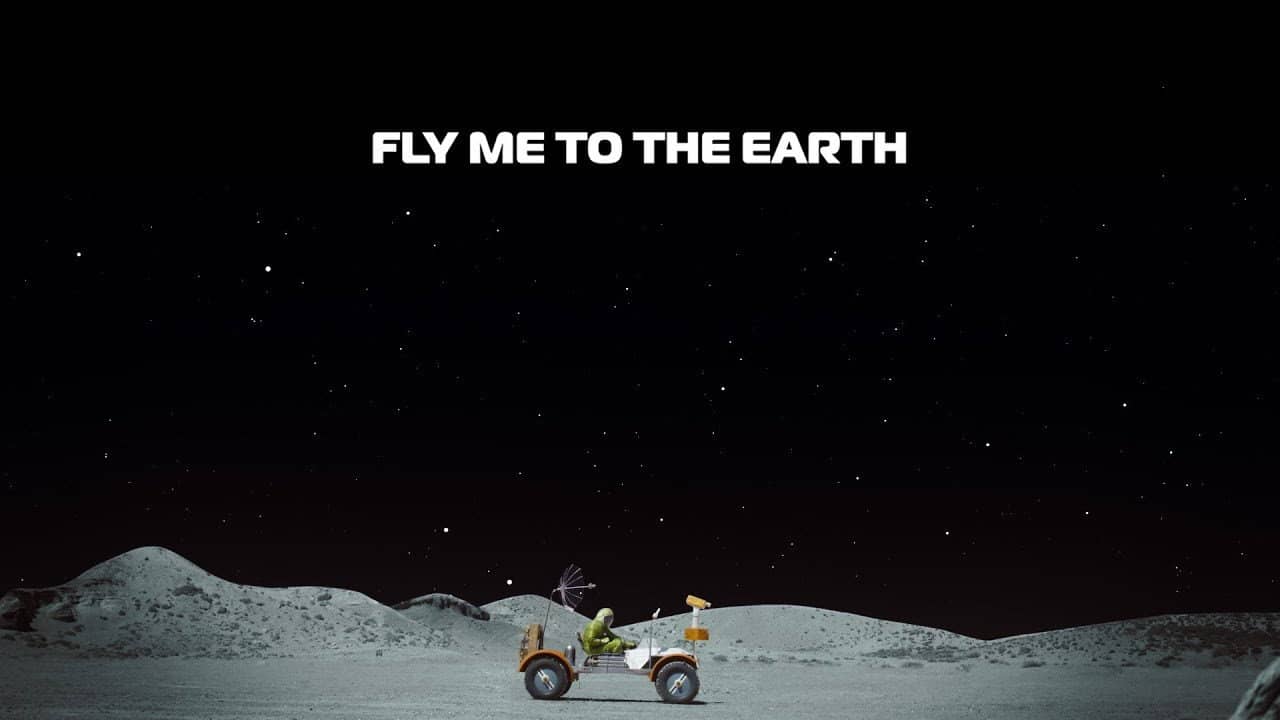 Fly Me to the Earth backdrop