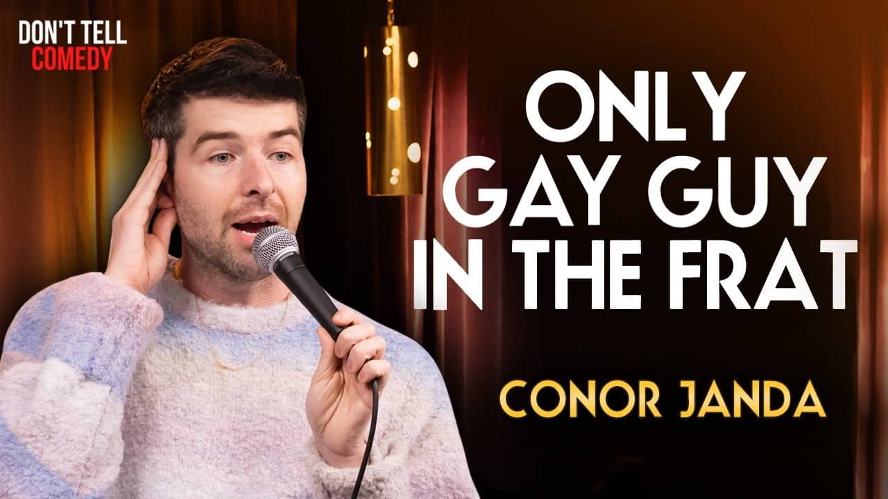 Conor Janda: Only Gay Guy in the Frat backdrop