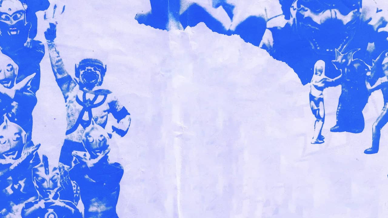 The Ultraman backdrop